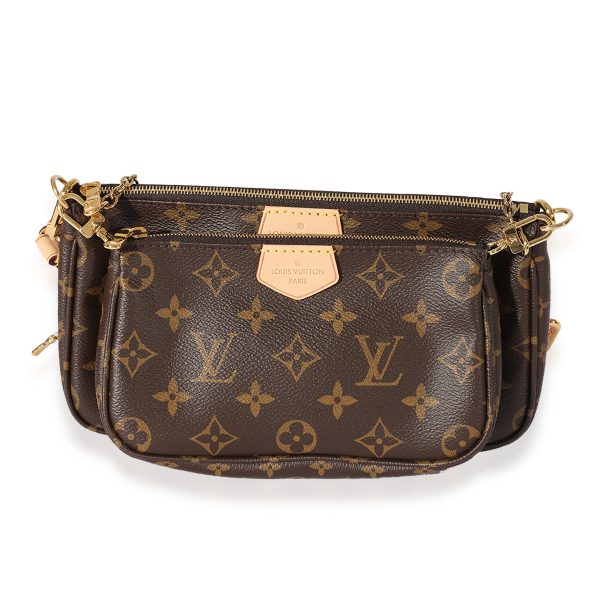 125486 fv Louis Vuitton Monogram Canvas Rose Clair Multi Pochette Accessoires