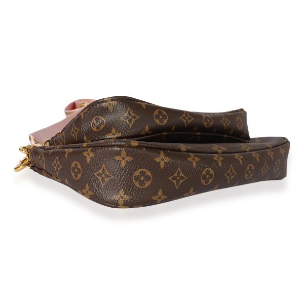 125486 pv Louis Vuitton Monogram Canvas Rose Clair Multi Pochette Accessoires