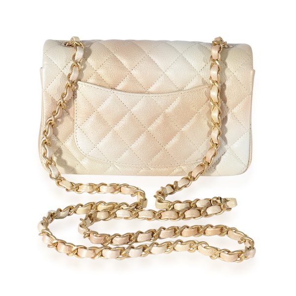 125525 pv 3f700eac 3155 4145 b91e fcc6adfde3d5 Chanel 22C Metallic Ombre Quilted Lambskin Rectangular Mini Flap Bag