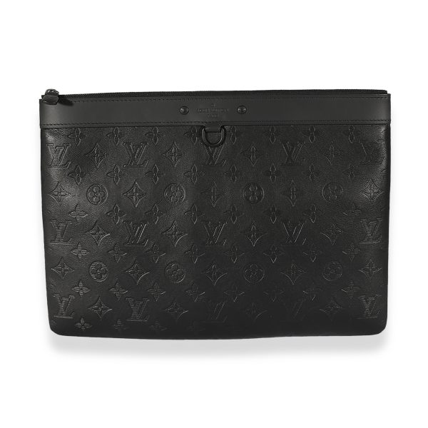 125560 fv c149d442 2847 4728 aba3 48697cc6698f Louis Vuitton Black Monogram Shadow Apollo Pouch