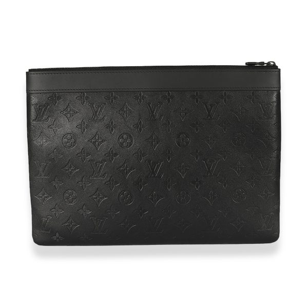 125560 pv 0a538f9e 6df0 49cf 9e0f 9c45429fa28e Louis Vuitton Black Monogram Shadow Apollo Pouch