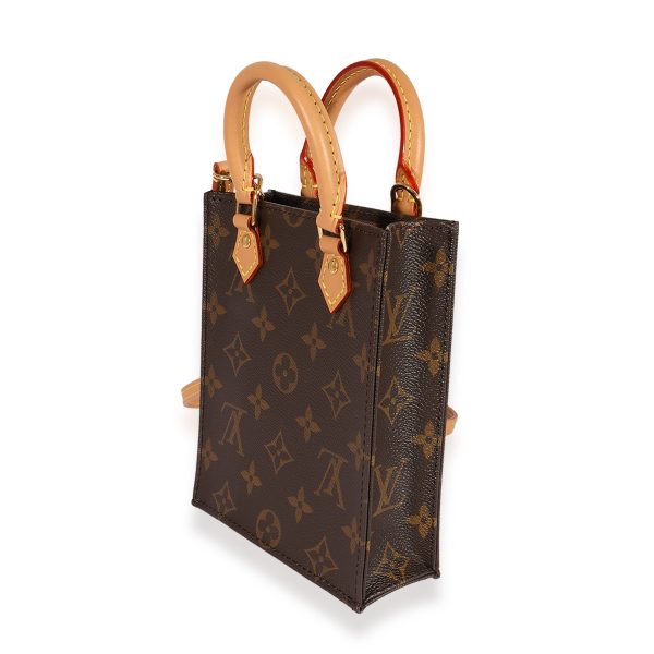 125577 sv Louis Vuitton Monogram Canvas Petit Sac Plat