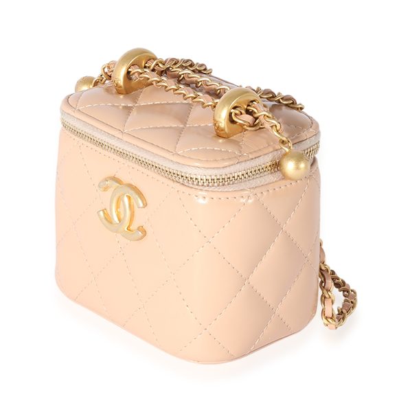 125578 sv 64861db4 50bd 4e98 8f75 718c1e7aadbb Chanel Pink Quilted Lambskin Pearl Crush Mini Vanity Case