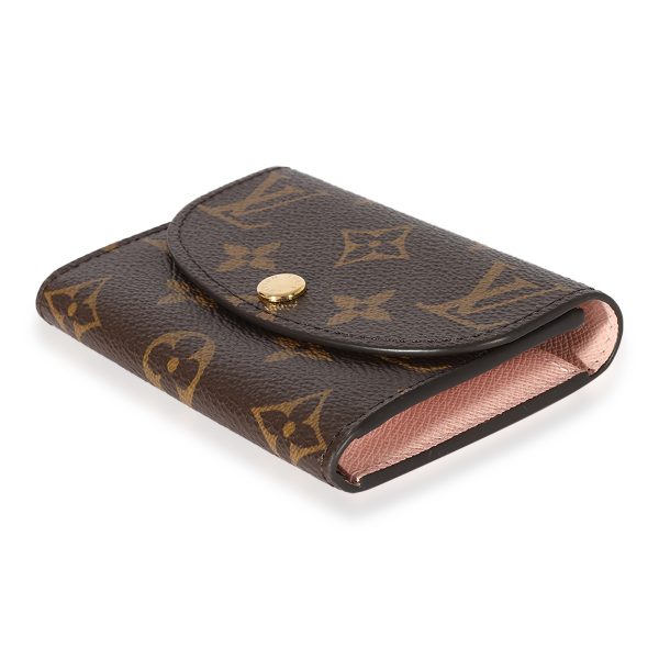 125587 box Louis Vuitton Monogram Canvas Rosalie Wallet