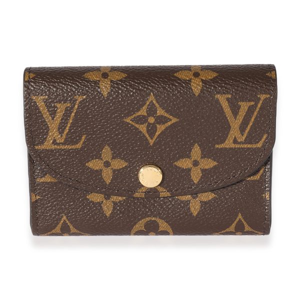 125587 fv Louis Vuitton Monogram Canvas Rosalie Wallet