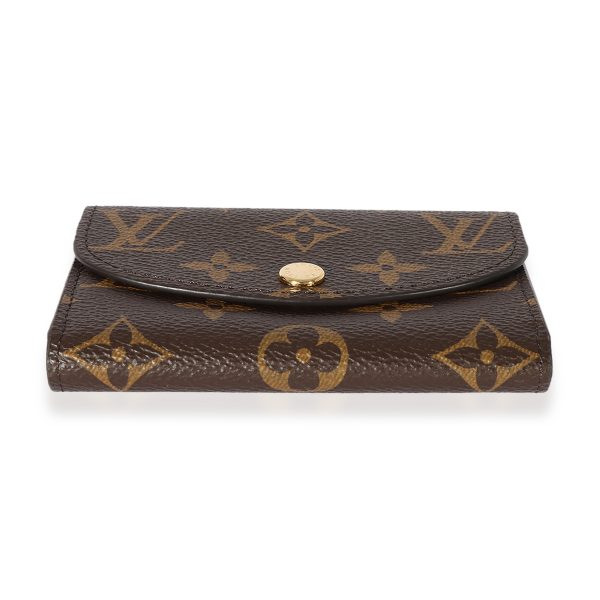 125587 stamp Louis Vuitton Monogram Canvas Rosalie Wallet