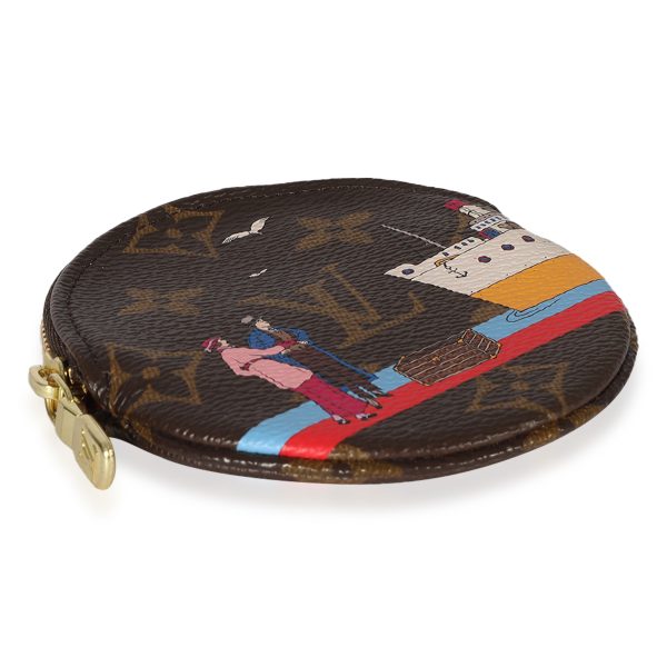 125624 box ef778e01 e2c5 4c48 90c6 1a265c944f13 Louis Vuitton Monogram Canvas Illustre Transatlantic Round Coin Purse