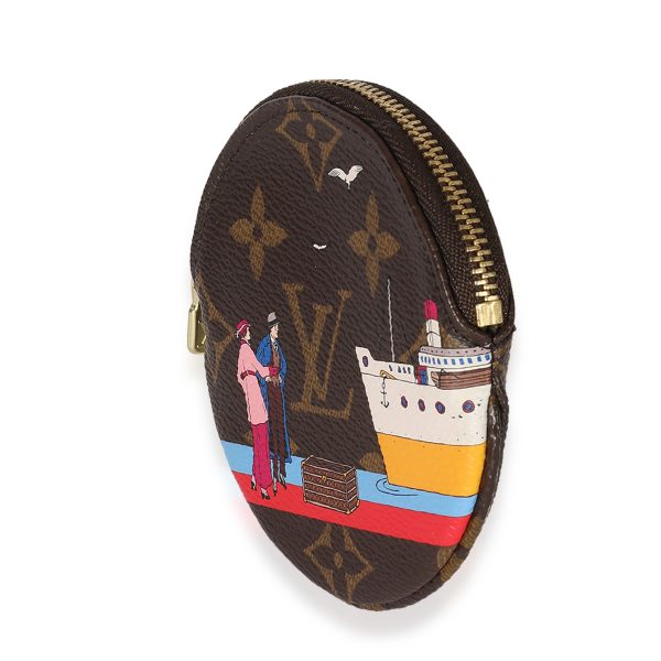 125624 sv ac449adf 3596 4818 8b40 4e1da983b59d Louis Vuitton Monogram Canvas Illustre Transatlantic Round Coin Purse