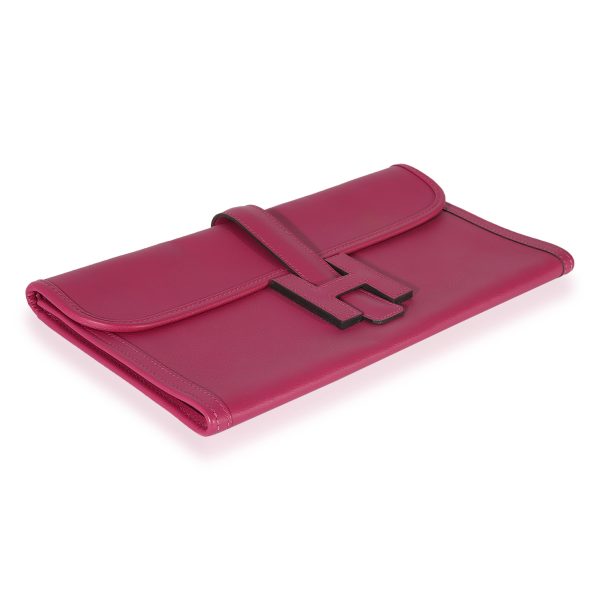 125635 clasp Hermès Rose Pourpre Evercolor Jige Elan 29