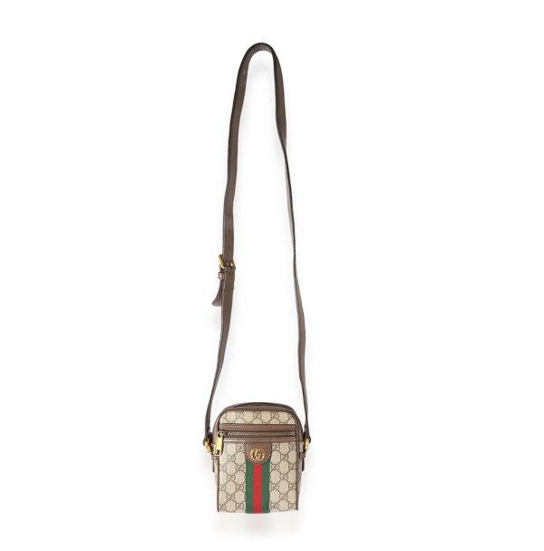 125681 bv Gucci GG Supreme Mini Ophidia Messenger Bag