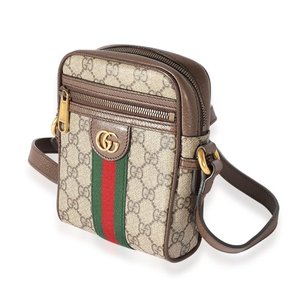 125681 sv Gucci GG Supreme Mini Ophidia Messenger Bag