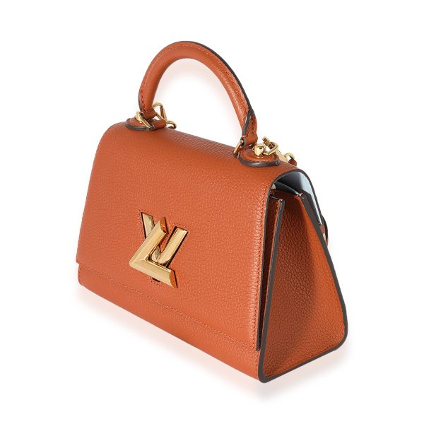 125689 sv Louis Vuitton Caramel Taurillon Twist One Handle PM