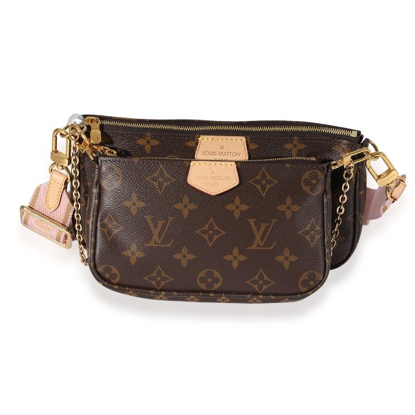 125726 fv Louis Vuitton Rose Clair Monogram Multi Pochette