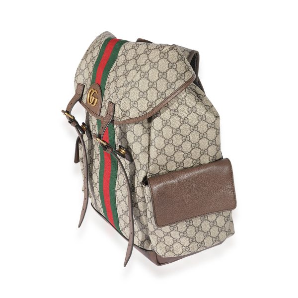 125759 sv Gucci GG Supreme Web Medium Backpack