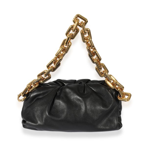 125892 fv 4aad5965 6b19 473a a3db 1fe737c35b6d Bottega Veneta Black Lambskin Chain Pouch