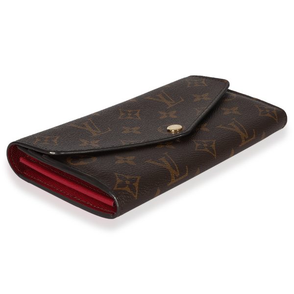 125911 box Louis Vuitton Monogram Canvas Sarah Wallet