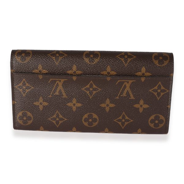 125911 pv Louis Vuitton Monogram Canvas Sarah Wallet