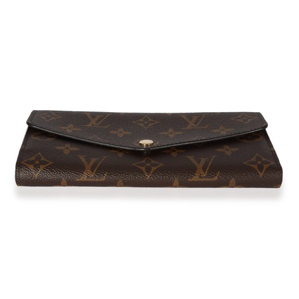 125911 stamp Louis Vuitton Monogram Canvas Sarah Wallet