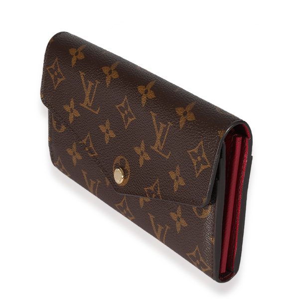 125911 sv Louis Vuitton Monogram Canvas Sarah Wallet