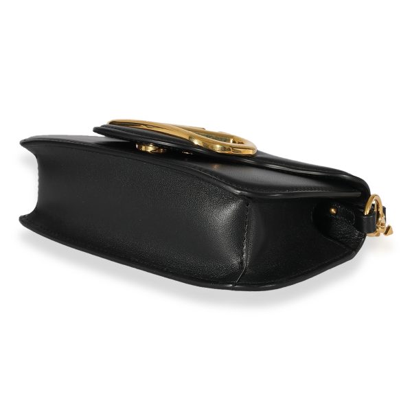 125923 box Valentino Black Calfskin Small Loco Bag