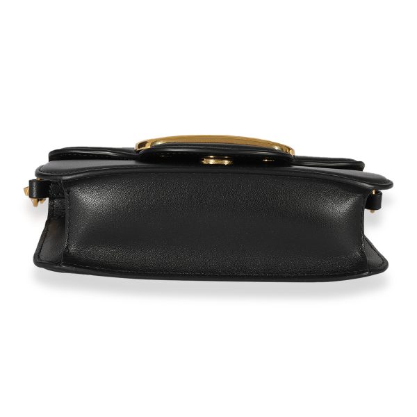 125923 clasp Valentino Black Calfskin Small Loco Bag