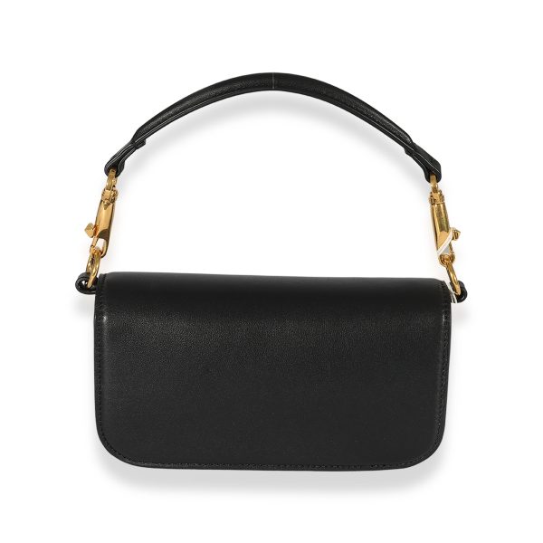 125923 pv Valentino Black Calfskin Small Loco Bag