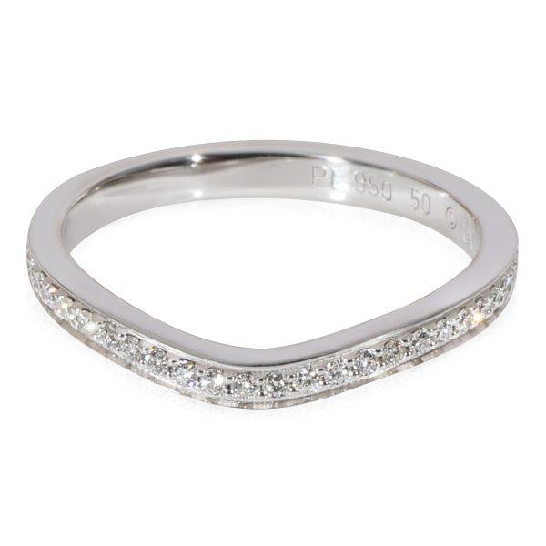 Rings Cartier Ballerine Diamond Band in 950 Platinum 009 CTW