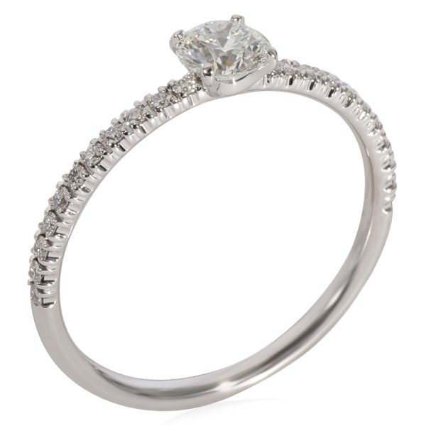 125945 bv cf288a47 0230 4a3d 97ad 8c075cc1012e Cartier Etincelle Diamond Engagement Ring in 950 Platinum G VVS2 05 CTW