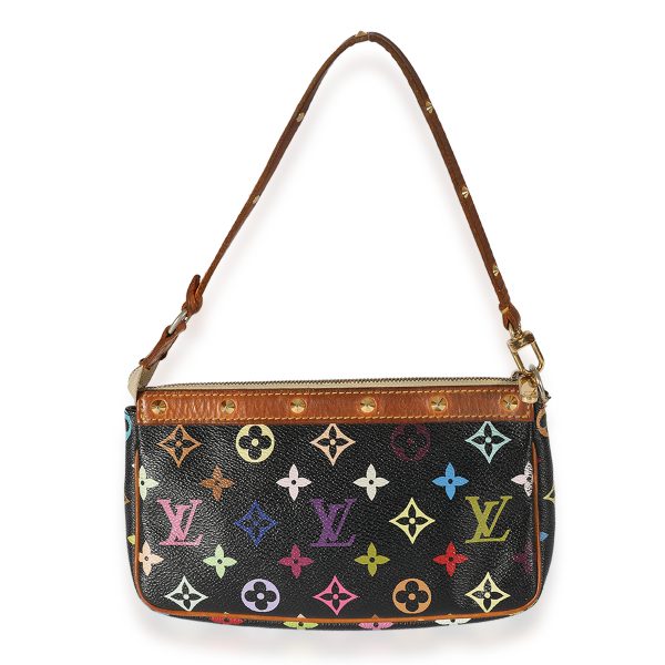 126291 fv 7465cc2e cd21 468e a7bf 04e40754a7af Louis Vuitton Black Monogram Multicolore Pochette Accessories