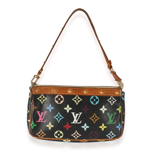 126291 pv 27c47d42 5dc6 4c36 9c21 8ae06794cf64 Louis Vuitton Black Monogram Multicolore Pochette Accessories