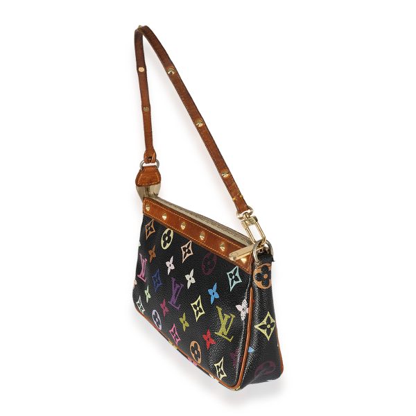 126291 sv 645161e1 f32f 4c62 afdf 4d9be41b988e Louis Vuitton Black Monogram Multicolore Pochette Accessories