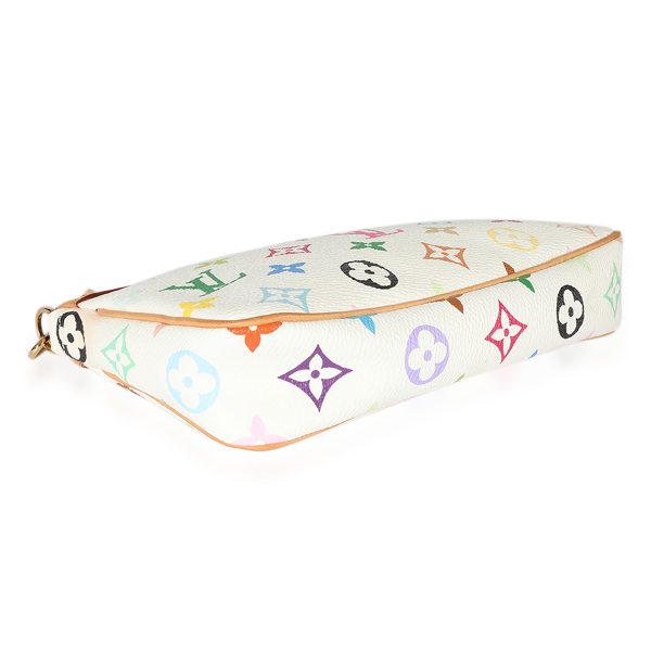 126292 box Louis Vuitton White Monogram Multicolore Pochette