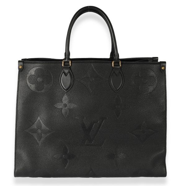 126364 pv Louis Vuitton Black Empreinte Onthego GM