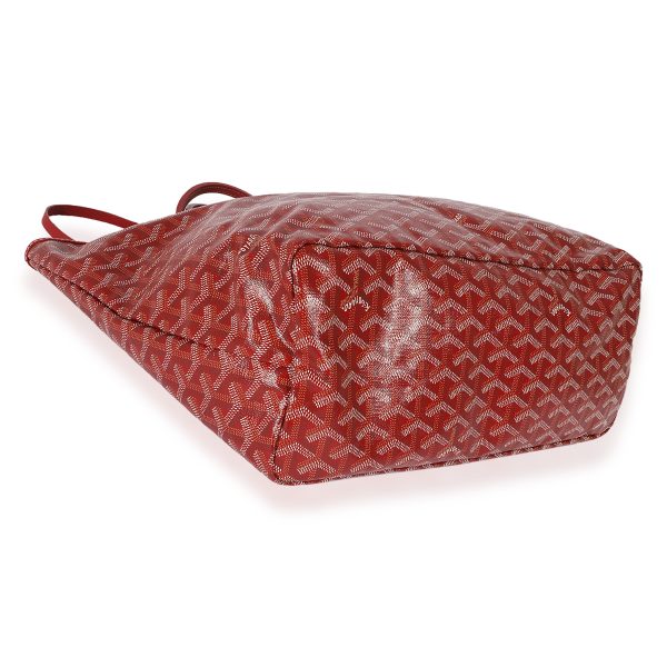 126539 clasp Goyard Red Goyardine Saint Louis PM