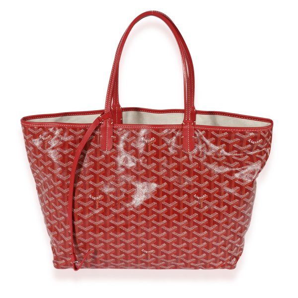 126539 fv Goyard Red Goyardine Saint Louis PM