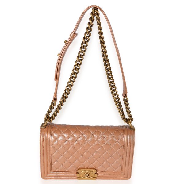 126704 bv 436ff605 fd69 4210 9f94 c0f0d918afec Chanel Rose Gold Old Medium Boy Bag