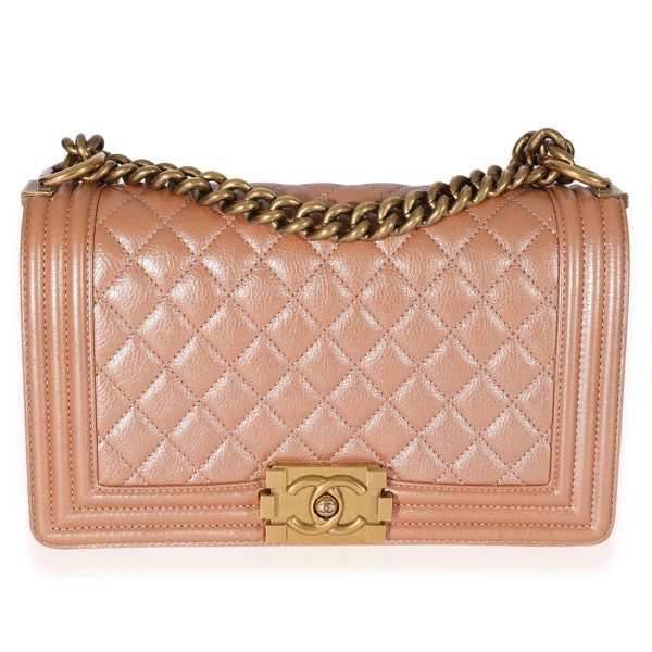 126704 fv a4892865 6d2b 4e69 85be dbacf89bede4 Chanel Rose Gold Old Medium Boy Bag