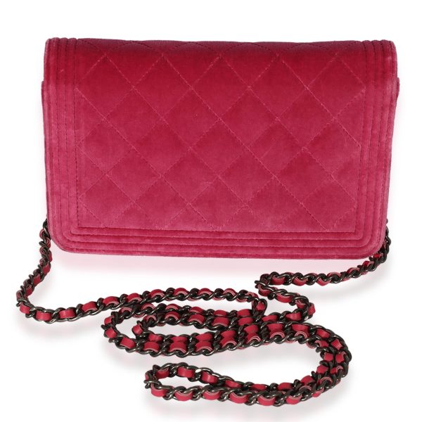 127225 pv 2fc2f65e 7e2e 42ee 99d7 d22e4e0a59b5 Chanel Pink Velvet Boy Wallet On Chain