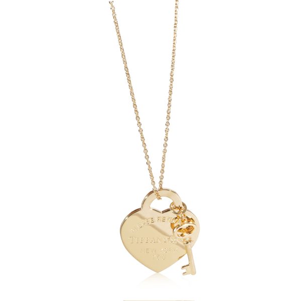 127230 fv Tiffany Co Return To Tiffany Heart Key Pendant in 18K Yellow Gold