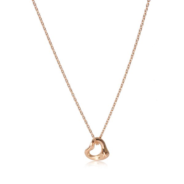 127232 fv 9833054f 43bd 4c3c 9ecd c0df53eca3fe Tiffany Co Elsa Peretti Open Heart Pendant in 18k Rose Gold