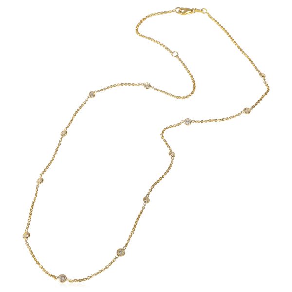 127394 bv 059e5170 60cd 45a7 b468 1d80f2b83843 Diamonds by the Yard Necklace in 14K Yellow Gold 105 CTW G HSI2