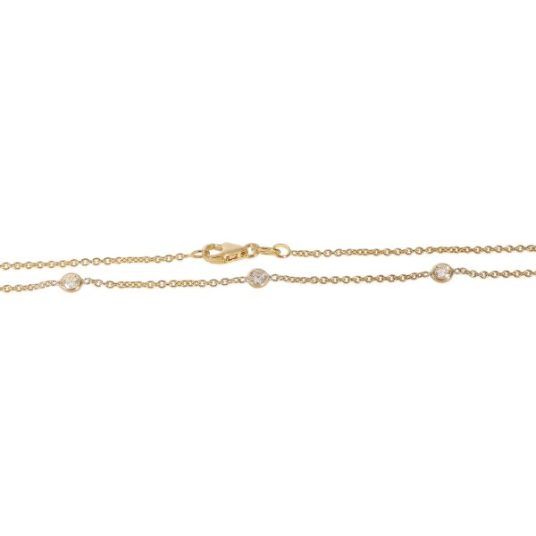 127394 sv 1f6ebb2c d35e 4758 a82b 77a18aada10b Diamonds by the Yard Necklace in 14K Yellow Gold 105 CTW G HSI2