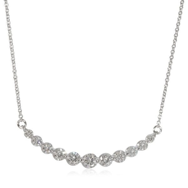 127396 fv fee5753e 3847 4e29 afb4 f49dd5f42c0c Diamond Smile Necklace in 14K White Gold 100 CTW G HSI2