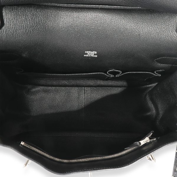 127472 ad1 Herm√®s Black Clemence Jypsiere 34 PHW