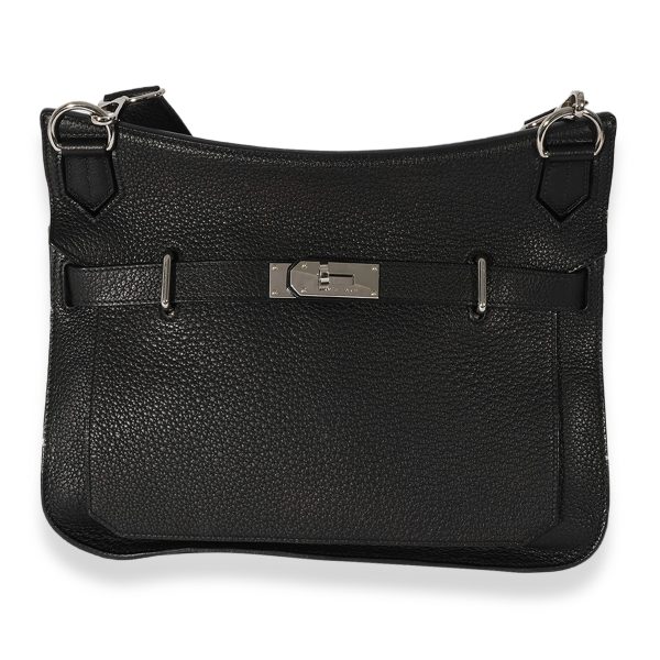 127472 fv Herm√®s Black Clemence Jypsiere 34 PHW