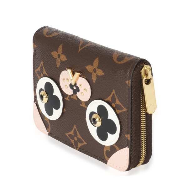 127483 sv Louis Vuitton Monogram Canvas Valentine Dog Zippy Coin Purse