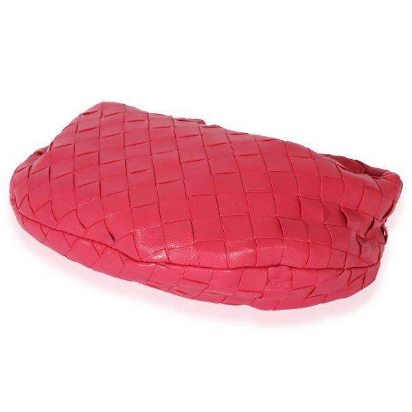 127566 box Bottega Veneta Pink Intrecciato Leather Jodie