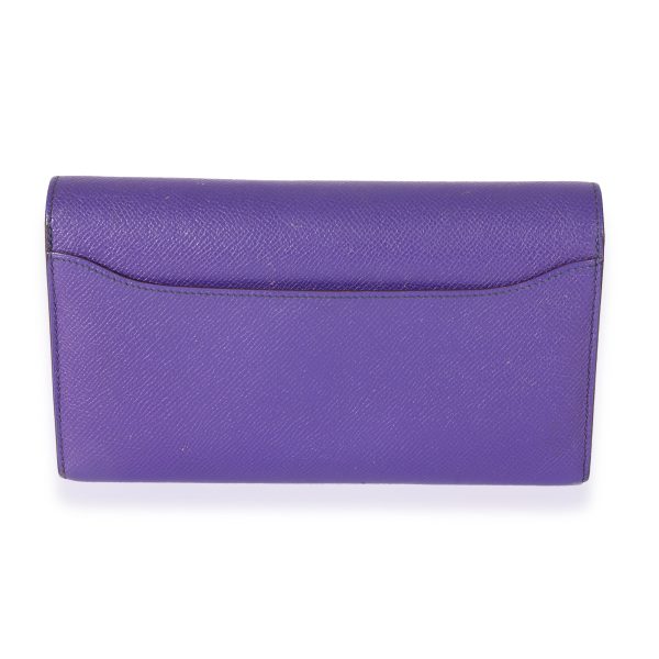 127587 pv Hermes Iris Epsom Constance Long Wallet PHW