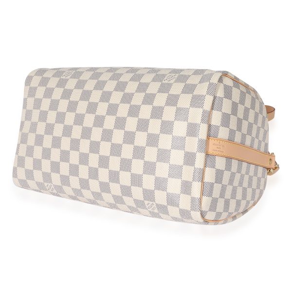 127590 box 0559be1a 34b2 420a 9448 d49f42cc7f3f Louis Vuitton Canvas Damier Azur Bandouliere Speedy 30