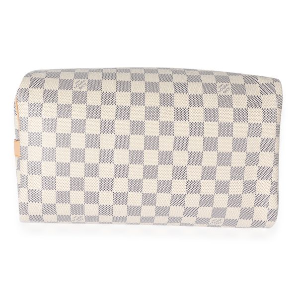 127590 stamp 9fe2cec6 5b17 411d 9cd2 0bba9891d1bd Louis Vuitton Canvas Damier Azur Bandouliere Speedy 30